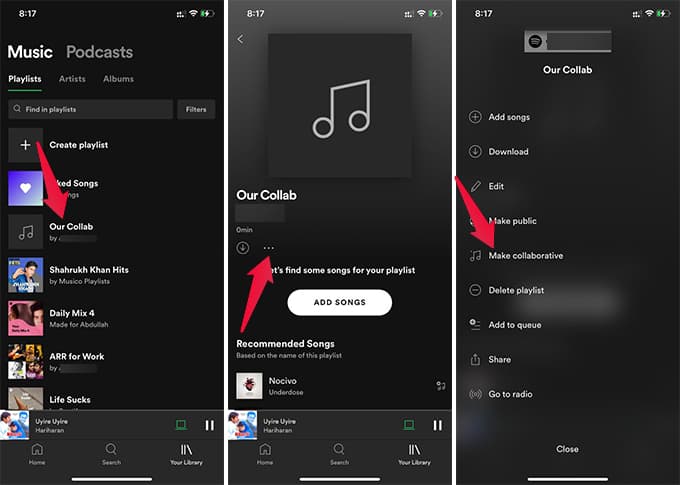 How to Make a Collaborative Playlist on Spotify iPhone and Android