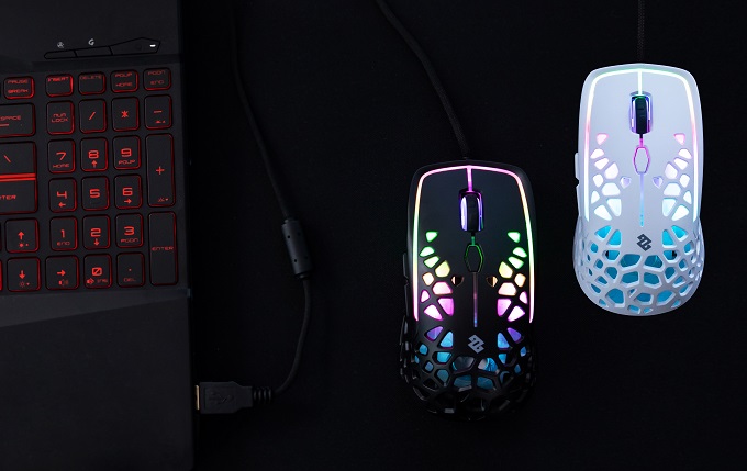 Zephyr Sweat Proof Gaming Mouse with Cooling Fan and RGB Light - 27