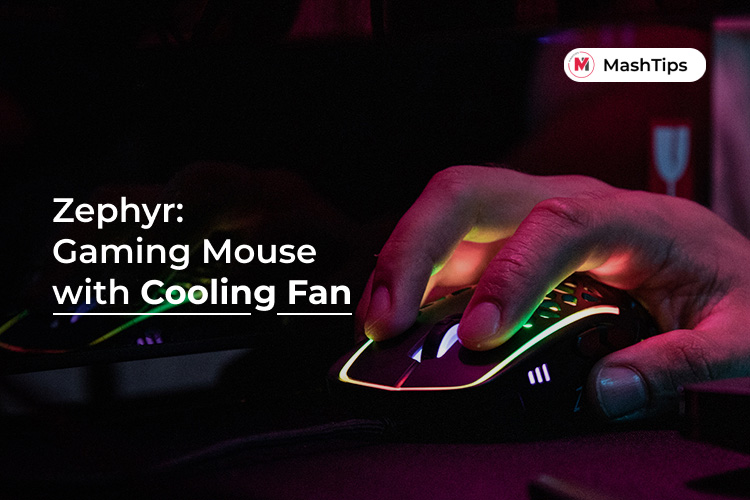 Zephyr Gaming Mouse with Cooling Fan