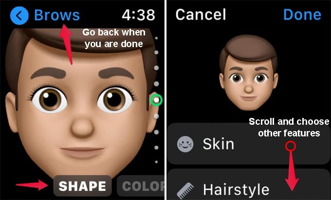 Add Features to Memojis on Apple Watch