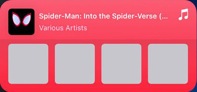 Apple Music iPhone Widget