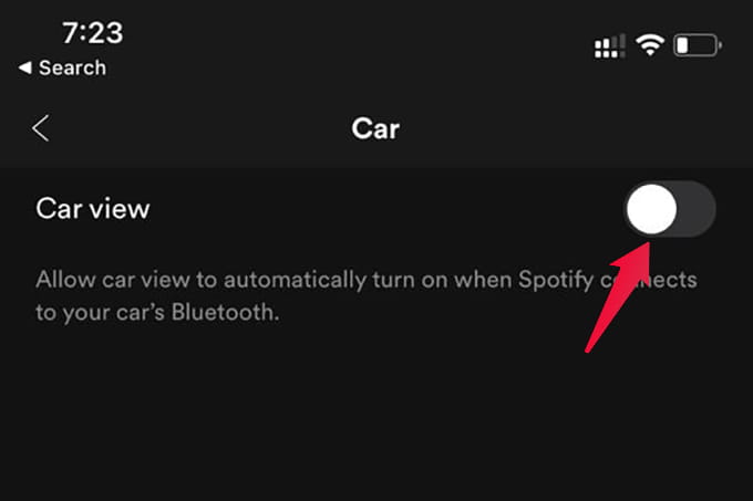 How to Enable or Disable Spotify Car View - 72