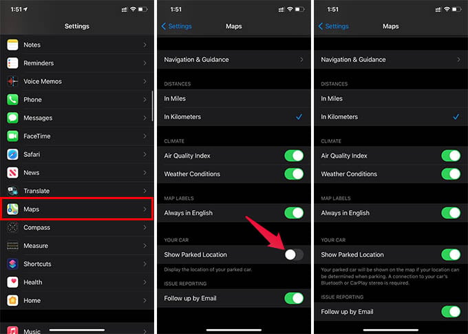 How to Find Your Parked Car Location Using iPhone - 22