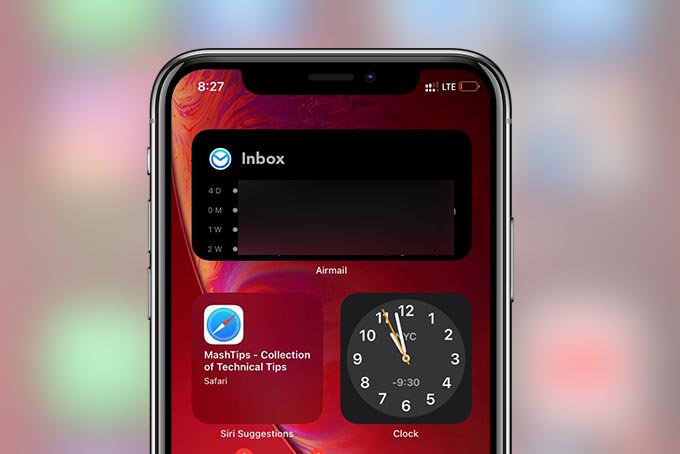 Home Screen Widgets iPhone iOS 14