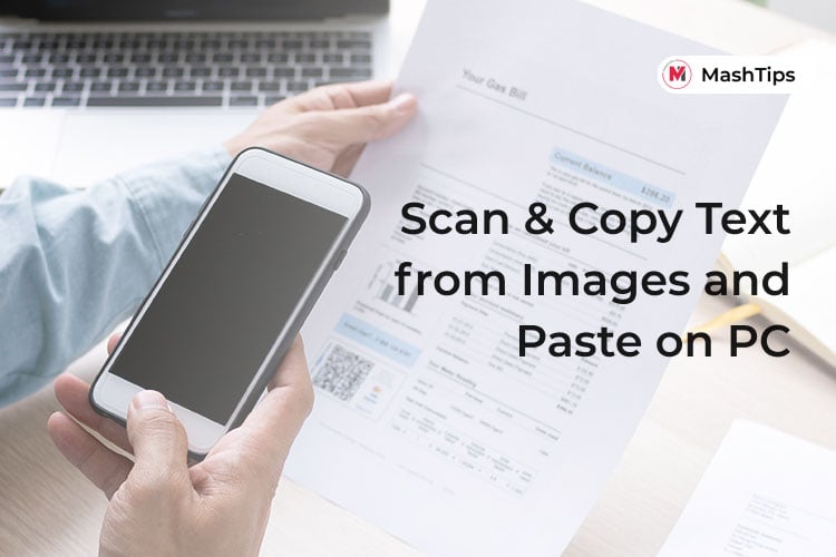 How to Copy Paste Text from Image on PC Quickly - MashTips