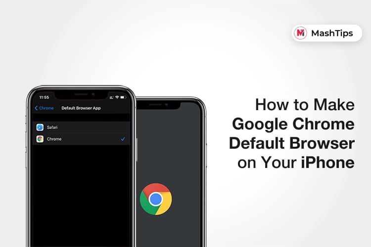 how to set google chrome as default on phone