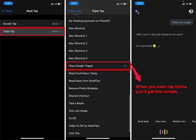 How to Wake Google Assistant on iPhone Just by Tapping on the Back - 9