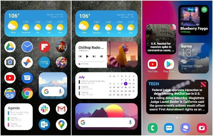 iOS 14 style widgets for Android