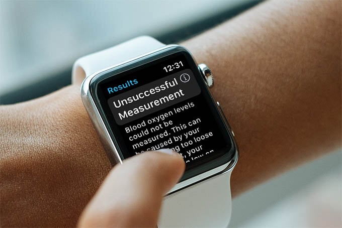 Apple Watch Blood Oxygen Troubleshoot