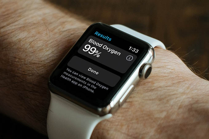 oxygen level in iwatch