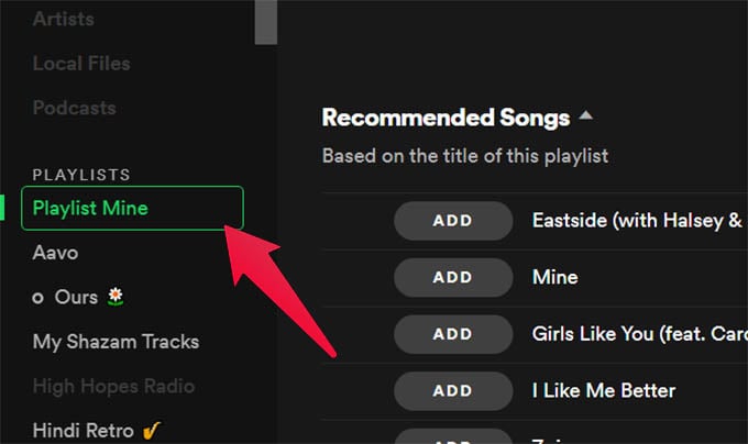 Drag and Drop Songs to Playlist Spotify Desktop App