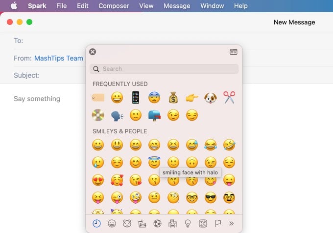 emojis on mac hot key