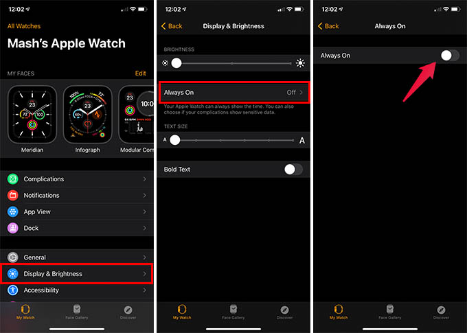 How to Enable Apple Watch Always On Display - 79