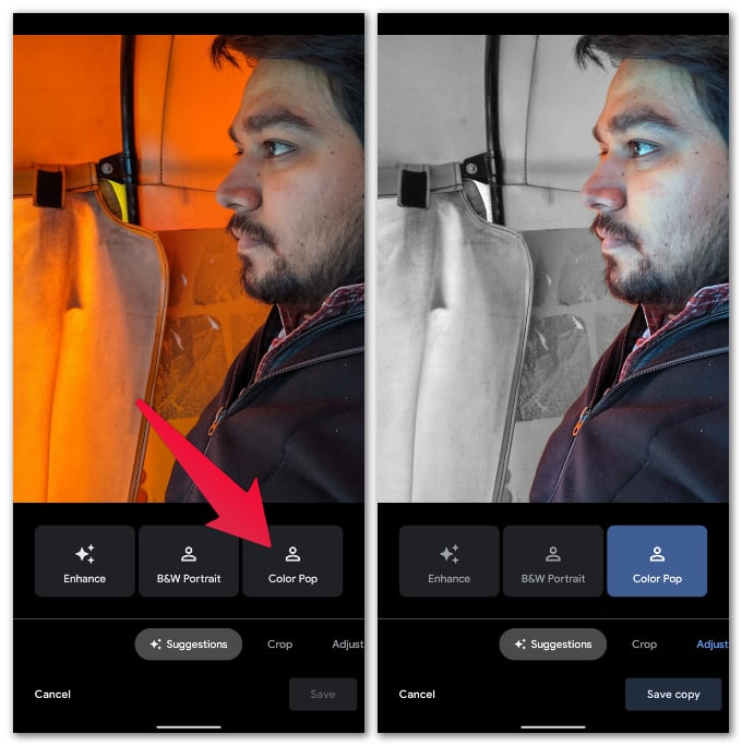 How to Create Color Pop in Google Photos