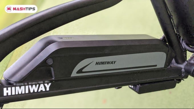 Himiway Battery On Bike