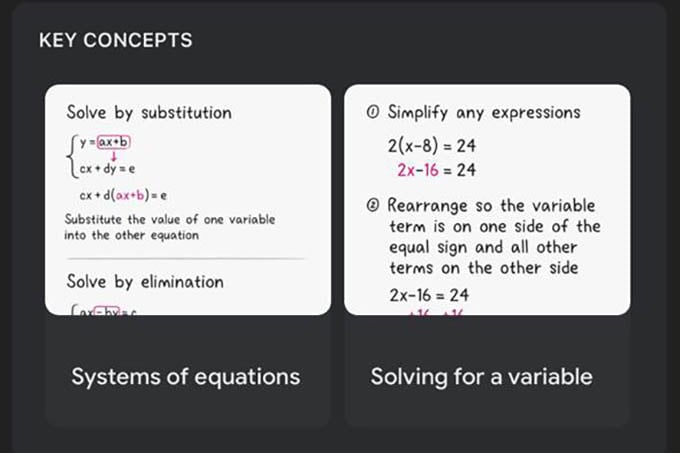 Key Concepts for Homework on Google Lens