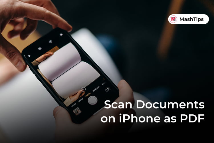 Scan Documents on iPhone and Save as PDF