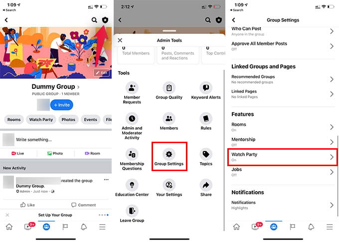 How to Turn Off Watch Party on Facebook Groups - 6