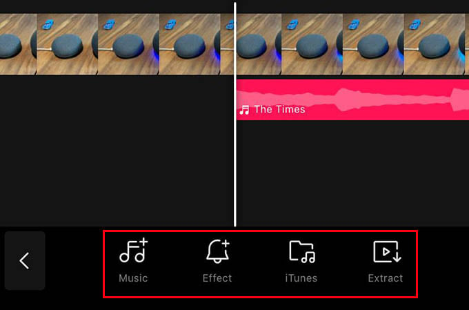 Add Sound Effects on VITA Video Editor App