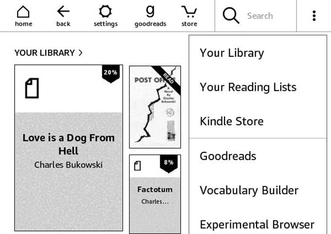 kindle browser reader