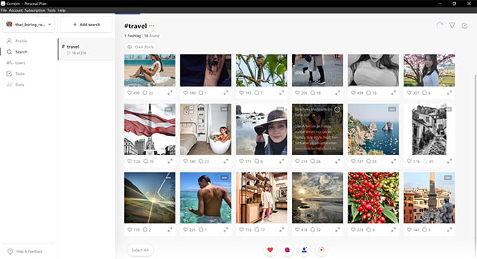 Find Searched Instagram Posts on Combin