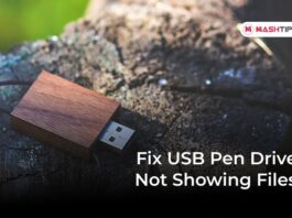 Fix USB Pen Drive Not Showing Files