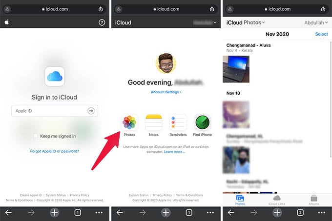 How to Access iCloud Photos on Android - 36