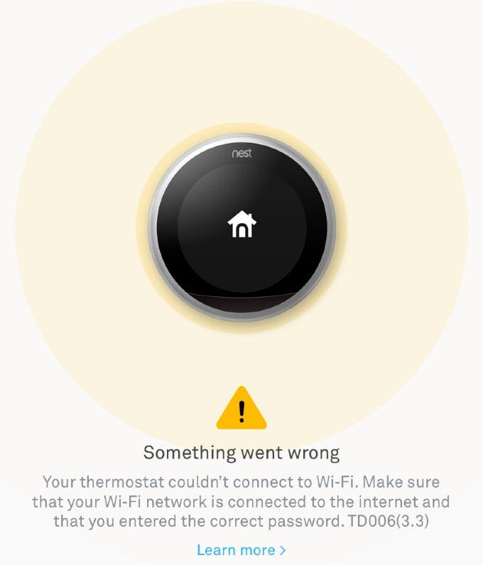 Nest Thermostat  W5  WiFi Error  Check These Solutions - 97