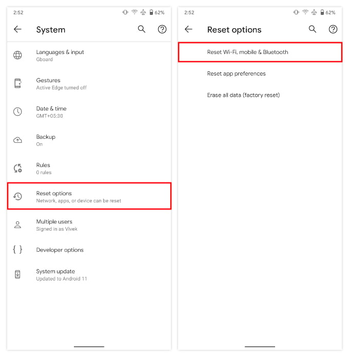 How to Reset Network Settings on Google Pixel - 72