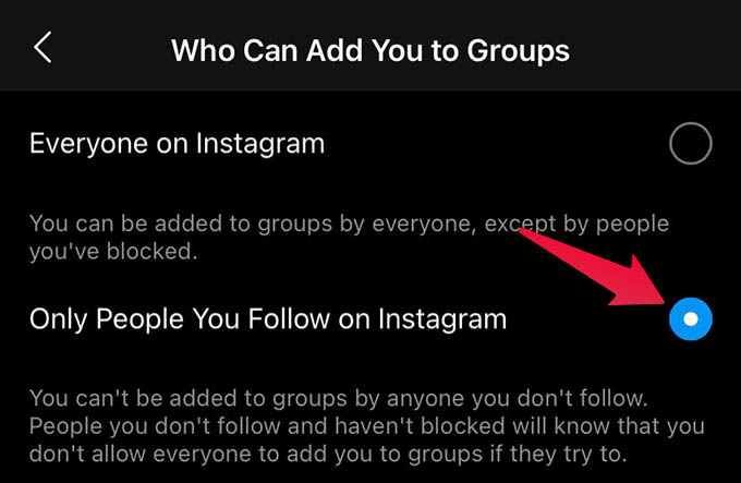 How to Stop Strangers from Adding You to Instagram Groups - 40