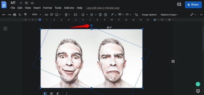 How to Flip and Rotate Images in Google Docs - 47