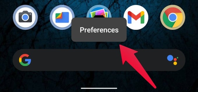 Android SearchBar Preference