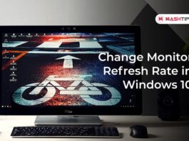 Change Monitor Refresh Rate in Windows 10