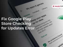 Fix Google Play Store Checking for Updates Error