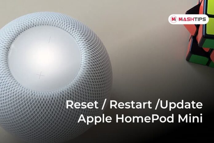 resetting apple homepod