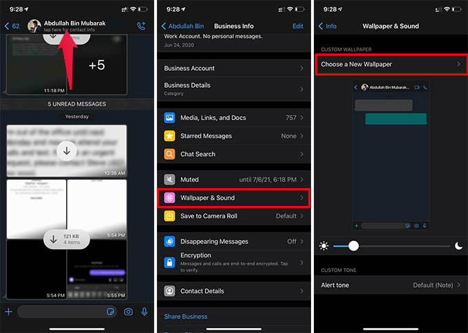 How to Set WhatsApp Wallpaper for Individual Chats - 7