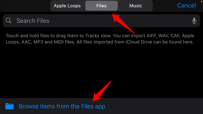 import voice memo into garageband iphone