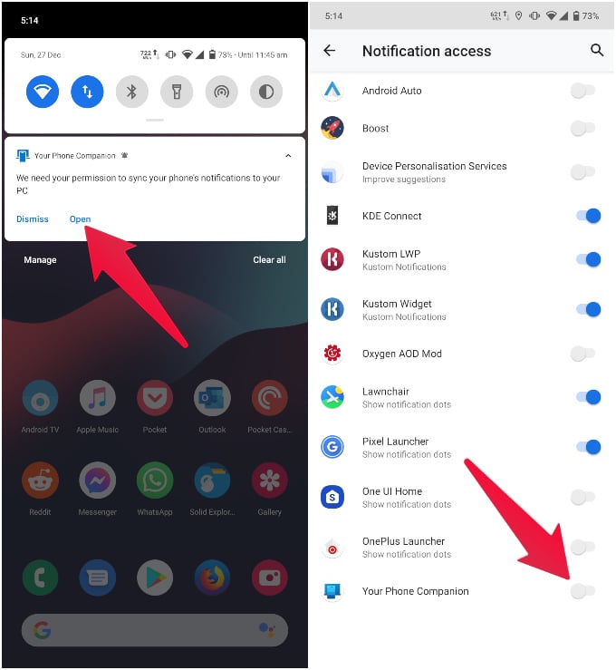 Get Android notifications on Windows