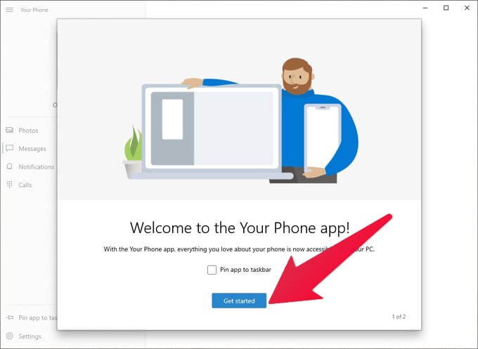 Get started with Your Phone app on Windows 10