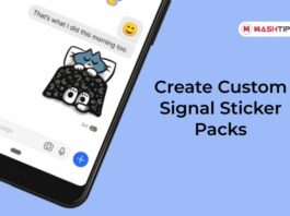 Create Custom Signal Sticker Packs