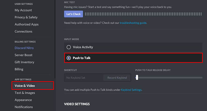 How to Enable Push to Talk on Discord - 87