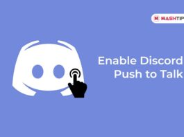 Enable Discord Push to Talk