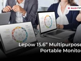 Lepow 15.6” Multipurpose Portable Monitor