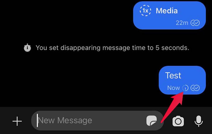 Send Disappearing Messages in Signal