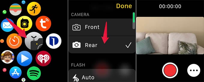 Use Apple Watch As Camera Viewfinder for iPhone