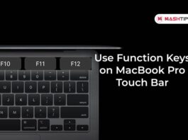 Use Function Keys on MacBook Pro Touch Bar