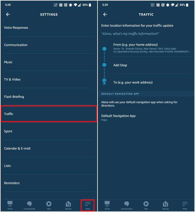 Cool things to do with alexa - beat the traffic