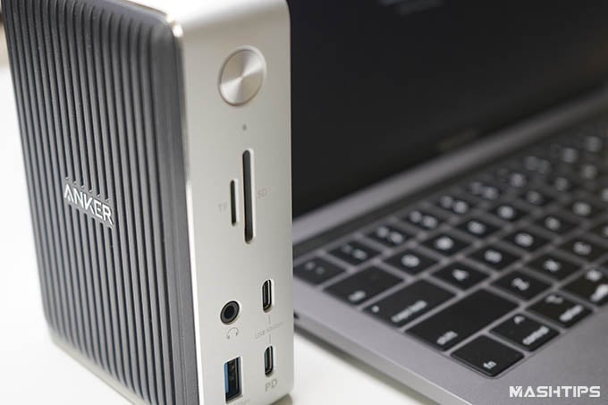Anker Docking Station with MacBook
