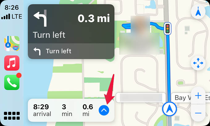 Apple Maps Navigation Options Apple CarPlay