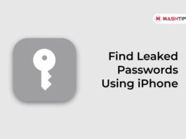 Find Leaked Passwords Using iPhone